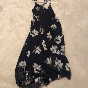 Wrap front maxi dress